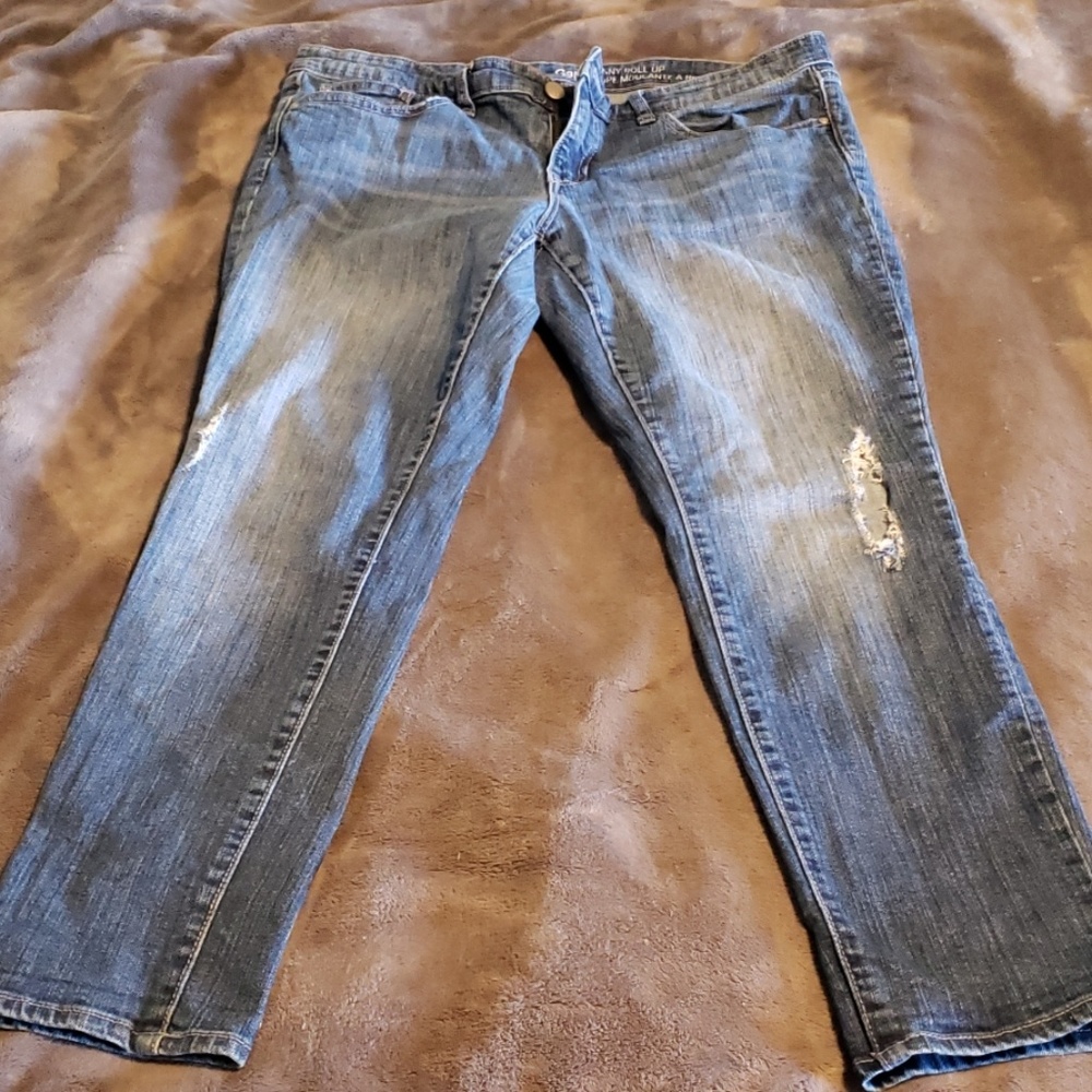 Gap Skinny Roll-up jeans
